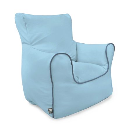 Childrens Armchair Beanbag - Trend - Baby Blue