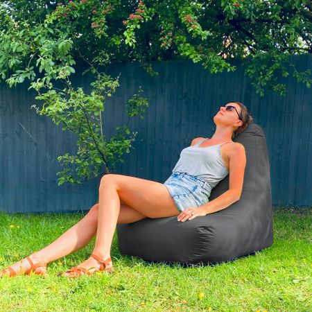 Beanbag Chair - Indoor/Outdoor - Large - Slate Grey