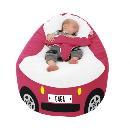 Racing Car Gaga Plus Baby to Junior Beanbag Cerise Pink