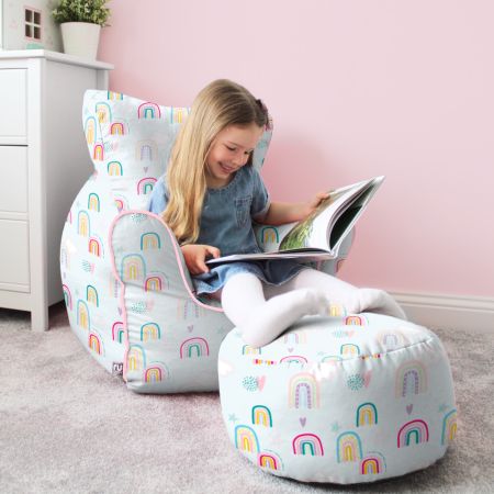 Rainbow Sky Children's Beanbag Chair