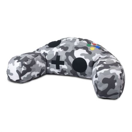 Gaming Controller  Support Pillow - Grey Camo