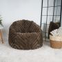 Serenity Zen Chair Beanbag - Ribbed Faux Fur  