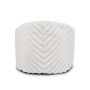 Serenity Zen Chair Beanbag - Ribbed Faux Fur  