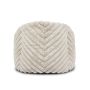 Serenity Zen Chair Beanbag - Ribbed Faux Fur  