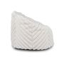 Serenity Zen Chair Beanbag - Ribbed Faux Fur  