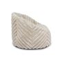Serenity Zen Chair Beanbag - Ribbed Faux Fur  