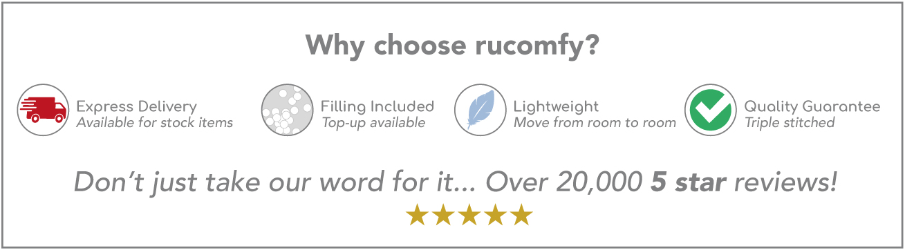  Shop comfort at rucomfy beanbags, explore our extensive range of beanbags and home accessories